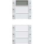 GIRA 214503 Wippenset 5f Plus (2+3) BSF System 55 Klar/Reinweiß 