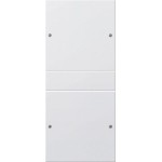 GIRA 218203 Wippenset 2f (1+1) System 55 Reinweiß(lack.) 