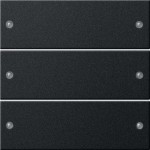 GIRA 2183005 Wippenset 3f System 55 Schwarz m(lack.) 