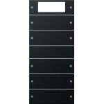 GIRA 2195005 Wippenset 5f Plus (2+3) System 55 Schwarz m(lack.) 