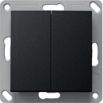 GIRA 2422005 EnOcean Funk Wandsender 2f System 55 Schwarz m 