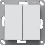 GIRA 242203 EnOcean Funk Wandsender 2f System 55 Reinweiß 