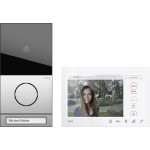 GIRA 2431920 EFH-Paket Wohnungsstation Video AP 7 System 106 Edelstahl 