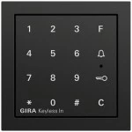 Gira 260574 Keyless In Codetastaturmodul System 70 Schwarz matt lackiert 
