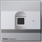 GIRA 261765 Gira Keyless In Fingerprint-Leseeinheit Gira TX_44 F Alu 
