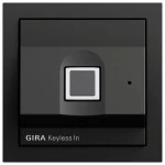 Gira 261774 Keyless In Fingerprintmodul System 70 Schwarz matt lackiert 