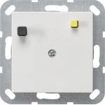 Gira 266403 FI-Schutzschalter mit 30 mA Fehlerstromauslösung, passend für System 55 Programmübergreifend, in Reinweiß 