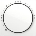 GIRA 270203 Abd. RTR Kontroll System 55 Reinweiß 