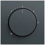 Gira 270673 Abdeckung für Raumtemperaturregler in anthrazit lackiert passend für System 70 (Ersatzteil) (Zubehör) 