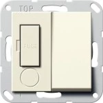 Gira 278501 Anschlussdose mit Schraubklemmen für Schraubbefestigung, 13 A, 250 V~, cremeweiß glänzend 