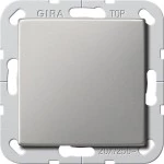 Gira 2836600 Gira Wippschalter 2-polig 20 AX 250 V~ mit Edelstahlwippe, passend für System 55 Programmübergreifend 