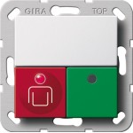 GIRA 290203 Ruf- + Anwesenheitst. System 55 Reinweiß 