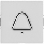 GIRA 321700 Wippe BSF + Symb. Klingel groß tastbar System 55 Farbneutral 