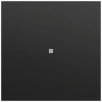 Gira 329074 Wippe mit Kontrollfenster in Schwarz matt lackiert passend für System 70 Programmübergreifend (Zubehör) 