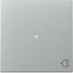 GIRA 329126 Wippe Kontrollf. + Symb. Steckd. System 55 F Alu 