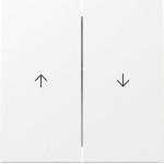 GIRA 329470 Wippe 2f Pfeil Flächenschalter Reinweiß 
