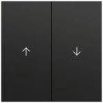 Gira 329474 Wippe 2f Pfeil System 70 Schwarz matt lackiert 