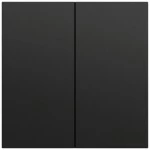 Gira 329574 Wippe 2f System 70 Schwarz matt lackiert 