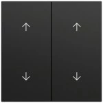 Gira 329774 Wippe 2f Pfeile System 70 Schwarz matt lackiert 