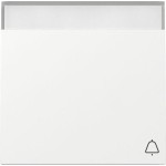 GIRA 367370 Wippe Symb. Klingel + BSF Flächenschalter Reinweiß