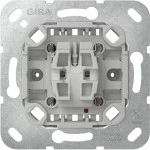 Gira 386500 Zugtaster 10 A 250 V~ mit schwimmender Schaltwippe für präzise Positionierung im Abdeckrahmen 
