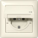 GIRA 415701 SCHUKO-Steckd. KD + Set IP44 + Rahmen 1f Gira Standard 55 Cremeweiß 