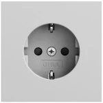 Gira 418376 SCHUKO-Steckdose 16 A 250 V~ mit erhöhtem Berührungsschutz, Schraubklemmen und grau matter Lackierung 