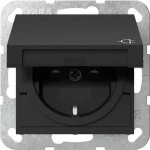 GIRA 4414005 SCHUKO-Steckd. KD + SP System 55 Schwarz m 