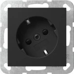 GIRA 4418005 SCHUKO-Steckd. 30° + SP System 55 Schwarz m 