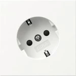 GIRA 441870 SCHUKO-Steckd. 30° + SP Flächenschalter Reinweiß 