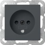Gira 442228 Dänische Steckdose 16 A 250 V~ mit erhöhtem Berührungsschutz (Safety Plus) in Anthrazit 