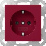 Gira 4455108 SCHUKO-Steckdose 16 A 250 V~ mit robustem Stahltragring, erdungsgeprüft und einfacher Schnellbefestigung 