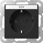 GIRA 4457005 SCHUKO-Steckd. BSF System 55 Schwarz m 