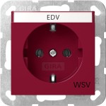 GIRA 4457108 SCHUKO-Steckd. BSF WSV System 55 Rot 