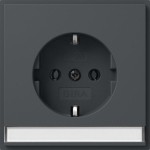 GIRA 446267 SCHUKO-Steckd. BSF + SP (IP20) Gira TX_44 Anthrazit 