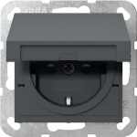 GIRA 475428 SCHUKO-Steckd. KD + SP SRK System 55 Anthrazit 