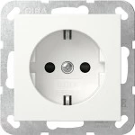 Gira 498103 SCHUKO-Steckdose 16 A 250 V~ mit erhöhtem Berührungsschutz und 6 mm² Erdungsklemme in Reinweiß glänzend 