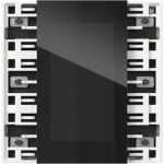 Gira 5015003 Tastsensor mit integriertem Busankoppler, Display, Temperatur-, Feuchte- und Annäherungssensor Weiß 
