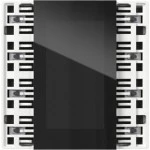 Gira 5016003 Tastsensor 4.55 Plus mit integriertem Display, Busankoppler, Temperatur-, Feuchte- und Annäherungssensor 