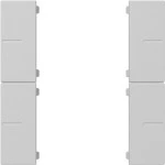 Gira 5018015 Wippenset 2fach passend für Tastsensor 4.55 Plus in Grau matt aus der Serie System 55 Programmübergreifend 