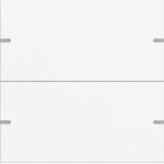 GIRA 5022927 Wippenset 2f Tastsens.4.95 Alum.Reinweiß m(lack.) 