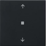 Gira 5105005 RF Bedienaufsatz 1-fach mit Pfeilsymbolen für KNX zur Steuerung von System 3000 Einsätzen 