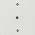 Gira 510503 RF Bedienaufsatz 1-fach mit Pfeilsymbolen für KNX zur Steuerung von System 3000 Einsätzen und entfernten KNX 