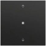 Gira 510574 RF Multi Bedienaufsatz 1-fach mit Pfeilsymbolen für KNX zur Steuerung von System 3000 Einsätzen 