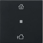 Gira 5106005 RF Multi Bedienaufsatz 1fach Heizmodus für KNX zur Steuerung von System 3000 Einsätzen und entfernten KNX 