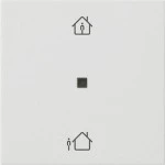 Gira 510627 RF Bedienaufsatz 1-fach mit Heizmodus für KNX zur Steuerung von System 3000 Einsätzen und entfernten KNX 