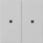 Gira 5107015 RF Multi Bedienaufsatz 2-fach für KNX zur Steuerung von System 3000 Einsätzen und entfernten KNX Geräten 