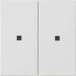 Gira 510727 RF Multi Bedienaufsatz 2-fach für KNX zur Steuerung von System 3000 Einsätzen und entfernten KNX Geräten 