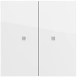 Gira 510770 RF Multi-Bedienaufsatz 2-fach für KNX zur Steuerung von System 3000 Einsätzen und entfernten KNX Geräten 