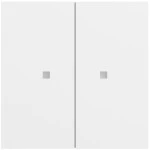 Gira 510772 Multi Bedienaufsatz 2-fach für KNX mit parametrierbarer Tasten- oder Wippenfunktion, integriertem 